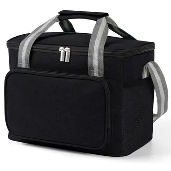24L Cool Bag Didelis sulankstomas šauni dėžutė Pikniko krepšys Terminis krepšys Pietų krepšys Pirkinių krepšys Šaunus krepšys paplūdimiui, iškylai, apsipirkimui, automobiliui