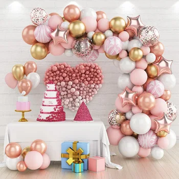 82vnt Ins Wind Macaron Graži balionų grandinėlė Rinkinys Vestuvių metinės Vaikų gimtadienio šventė Balionų dekoravimas Nuotaka Būti