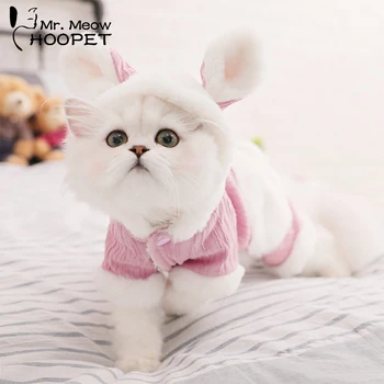 Hoopet Pet Kačių drabužiai Žieminiai kačių paltai Striukės kostiumai Šuniuko drabužiai Šunų drabužiai Gobtuvai šunims Katės Kačiukų apranga