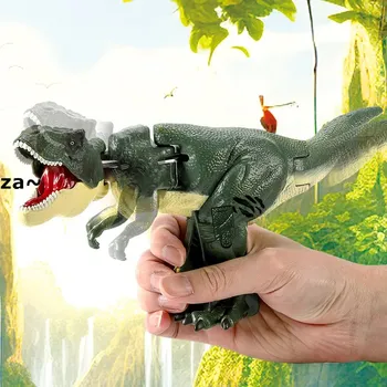 KARŠTA!! Žaislinis žaislinis dinozauras vaikams sukantis ir besisukantis spyruoklinis mechaninis sąveikos žaislas Tyrannosaurus Rex fidget žaislai Vaikams