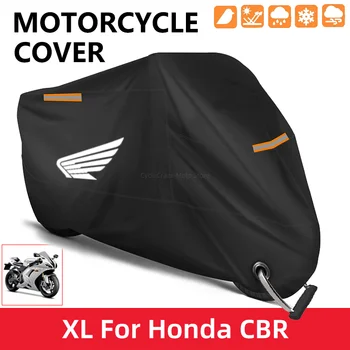 Motociklo dangtis Neperšlampamas lauko motoroleris UV apsauga nuo dulkių Lietaus danga Honda CBR 125R 954 600 F4i 650F 650R 1100XX 1000F