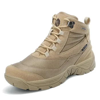 Nauji pavasario rudens kariniai batai lauke vyriški žygio batai Vyrai Specialiųjų pajėgų dykumos taktiniai koviniai kulkšnies batai Vyriški darbo batai