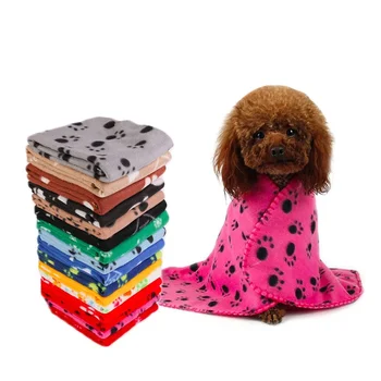 Reversible Fleece Pet Blanket Pet Mat Cat Blanket Dog Beds Kilimėliai dideliems šunims Šunų reikmenys Priedai Šunų antklodės šunims