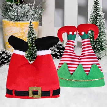 Tarpvalstybinis pardavimas Kalėdinės dekoracijos Kalėdų senelio kepurės Vaikai Suaugusiųjų kelnės Kepurės Elfų skrybėlės Vakarėlis Tiekia dovanas Mada