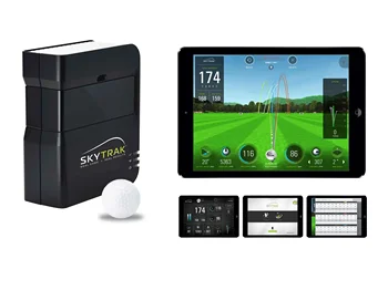 100% autentiškas SkyTrak golfo simuliatoriaus paleidimo monitorius su dėklu
