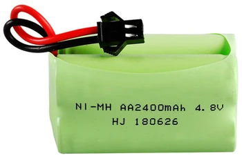 4.8V 2400mAh nuotolinio valdymo pultas žaislinis elektrinis apšvietimas apšvietimo apsaugos priemonės 4 * AA NI-MH baterija RC žaislai baterijų grupė