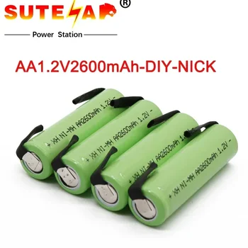 74/5000 10000 AA 1.2 v 2500MAH NI-MH AA įkraunama baterija elektriniams skustuvams, žaislams, belaidžiam nuotolinio valdymo pultui ir kt.