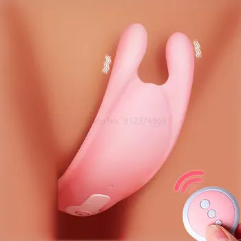 Dildo vibratorius Moteriškas belaidis nuotolinio valdymo pultas Klitorio stimuliatorius Sekso žaislai moterims Pora Masturbatoriaus mašinos prekės Suaugusiems 18