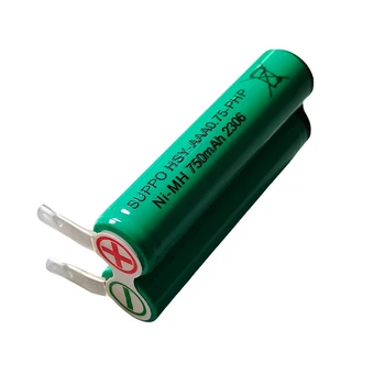 Nauja 2.4V Ni-MH baterija Philips YS527 AT610 AT620 S361 S5000 RQ360 RQ361 YS523 YS524 YS526 S560 S561 TT2030 skustuvai