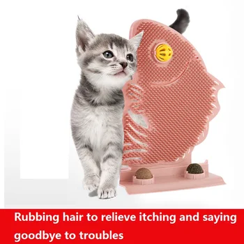 Nauja katė letenų lenta kutena erzelis kačių mėtų kamuolys varpas naminių gyvūnėlių reikmenys katės žaislai katė savęs pasveikinimas