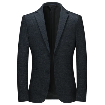 New Boutique Vyrų mada Britų stiliaus verslo džentelmenas All Casual Slim Korean Version Travel Wedding Solid Color Blazer