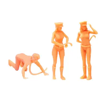 Simuliacija 1/64 Modelio figūrėlė Kolekcionuojami daiktai Tiny People Modelis Lėlių namelio fotografijai Rekvizitai Miniatiūrinė scena Diorama Priedai