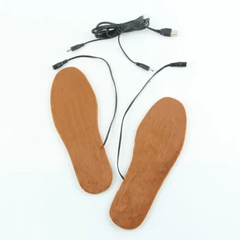 USB šildomi batų įdėklai Žieminiai elektriniai šildymo vidpadžiai vyrams moterims Greitas ir tolygus šildymas Plaunamas ir daugkartinio naudojimo