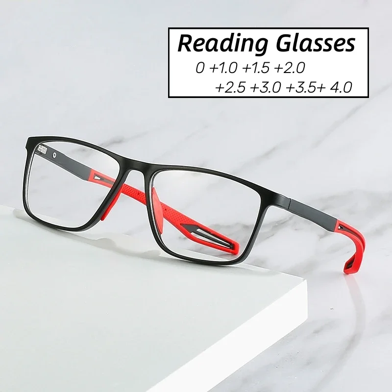 TR90 rėmelių skaitymo akiniai Ultralight Presbioopia Akiniai Vyrai Anti-Blue Light Tolimojo regėjimo akiniai Receptiniai Dioptrijų akiniai