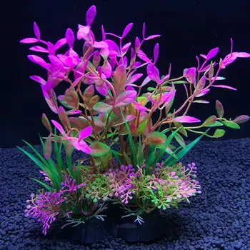 12 Rūšis Dirbtinis akvariumas Dekoro augalai Vandens piktžolės Ornamentas Vandens augalas Žuvų bakas Žolės dekoravimo priedai 14cm