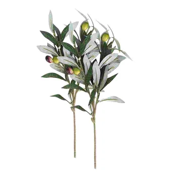 2 vnt Fotografija Rekvizitai Gėlių kompozicijos reikmenys Alyvuogių dekoravimas Netikri augalai Vestuvių ornamentas Dirbtinis patalpų