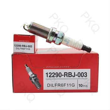 4vnt 12290-RBJ-003 DILFR6F11G Dviguba iridžio uždegimo žvakė Honda Hybrid Civic IX 1.5L Insight 1.3L 12290RBJ003 DILFR6F-11G