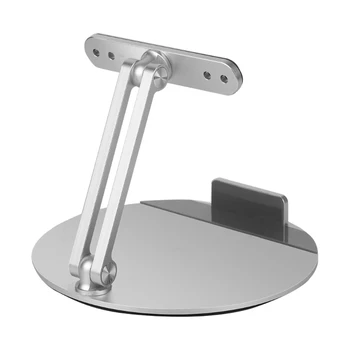 Aliuminio lydinio reguliuojamas nešiojamojo kompiuterio stovas Ergonomiškas 360° pasukamas stovo laikiklis