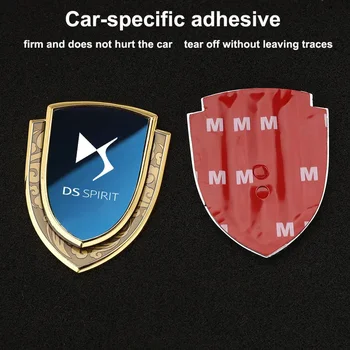 Automobilio lipdukų emblemos Šoninis skydas Automobilio stiliaus logotipas Ženklelis Automatinis kėbulo lipdukas Citroen DS SPIRIT DS3 DS4 DS4S DS5 5LS DS6 DS7 DS