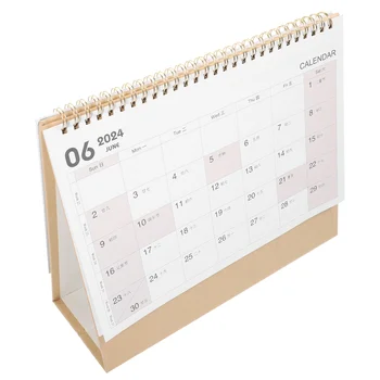 Dekoratyvinis stalo kalendorius Kasdienio naudojimo mėnesio kalendorius Biuro nuolatinis kalendorius Dekoras