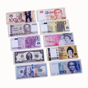 Drobė Pinigų piniginės Valiuta Banknotai Raštas Įterpti paveikslėlį Plona piniginė Grynųjų pinigų monetos doleriai Euro kredito tapatybės kortelės laikiklis Krepšiai Piniginės