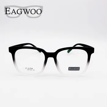 EAGWOO TR Vintage Oversized akiniai Extra Big Prescription Frame Vintage Fashion Spectacle Style Window Oversized Frame