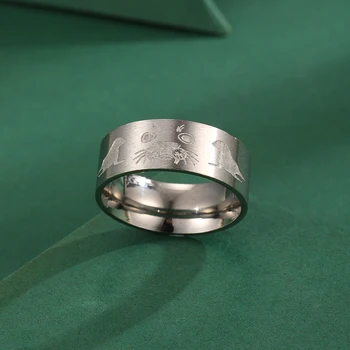 Kinitial Sea Lion Band Ring, Sea Lion Ring, Sea Lion Jewelry, Animal Ring, Sea Life Jewelry, Silver Band Ring Seal papuošalų dovanos