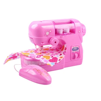 Mini elektrinė siuvimo mašina Apsimeskite žaisliuku Žaislas vaikams Vaikai Mergaitės Gimtadienis Kalėdų dovana Lavinamasis žaislas