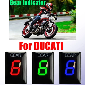 Motociklo pavaros ekrano indikatorius Ducati Scrambler 400 800 1000 1100 Desmosedici RR Streetfighter Street fighter Supersport