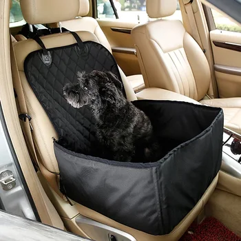 Naminių gyvūnėlių šunų automobilinės kėdutės užvalkalas 2 in 1 Šunų automobilio apsaugos transporteris Neperšlampamas katės krepšys Šunų automobilinė kėdutė Hamakas šunims automobilyje 2024