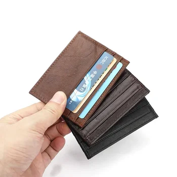 Naujas madingas, kompaktiškas ir universalus vienspalvis madingas vairavimo dokumentų krepšys, monetų piniginė, banko kortelės rankovė yra itin didelė