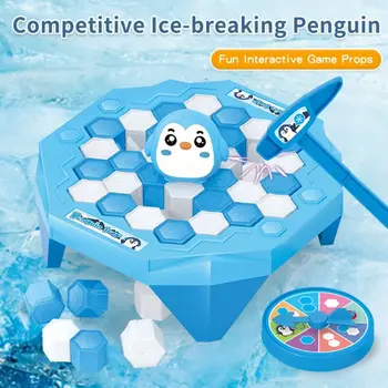 Plastikinis ledlaužio žaidimas Žaislas Įdomus pingvinas Varlė Gyvūnai Vaikai Intelektinė raida Žaislų dekompresija