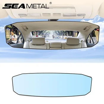 SEAMETAL automobilių kūdikių veidrodėliai Salono veidrodis Plataus kampo panoraminis anti-akinimas Galinio vaizdo išgaubtas veidrodis Atbulinės eigos parkavimo priedai