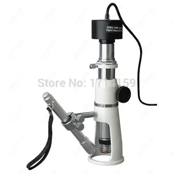 Shop Matavimo mikroskopas-AmScoe Supplies 20X & 50X Shop Matavimo mikroskopas + 8MP skaitmeninė kamera