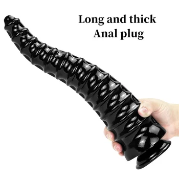storas ilgas analinis kamštis Dildo analinis išsiplėtimas Makšties stimuliacija Vyrų ir moterų masturbatoriaus masažuoklis Suaugusiųjų erotiniai produktai 18