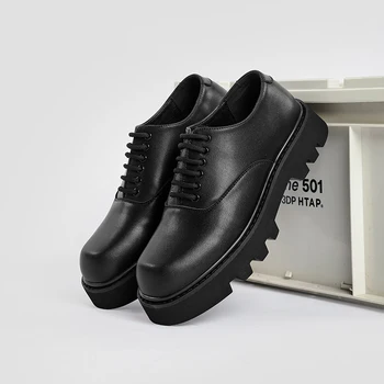 Verslo formalūs odiniai batai Vyrai Vasariniai kvėpuojantys vyriški batai Žemas viršus Vienspalvis Mados verslas Oficialūs vyriški batai 2022 Nauji
