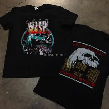 Wasp Vintage Shirt 1989 Headless Children Tour Blackie Lawless Metal Band